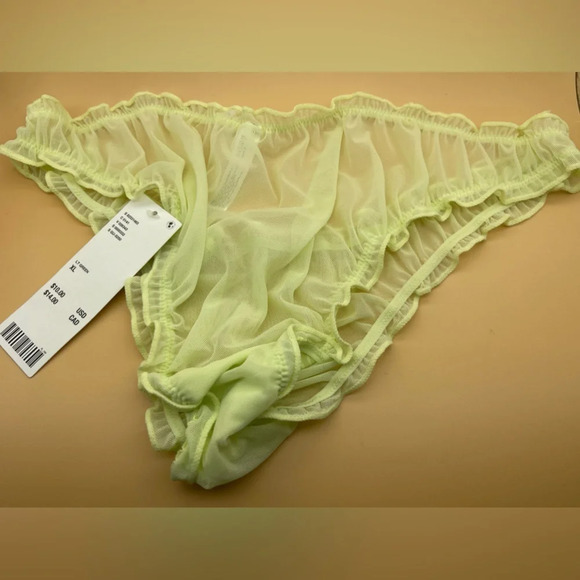 Out From Under Mesh Cheeky Undie, Lime, XL, NWT - Picture 3 of 5